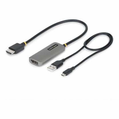 StarTech.com 1ft HDMI to DisplayPort Adapter Cable with 8K 60Hz Support - Active HDMI 2.1 to DP 1.4 Converter