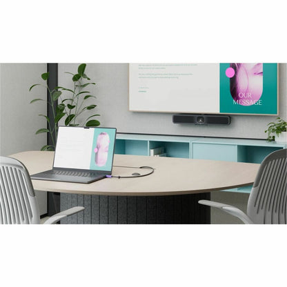 Logitech Active USB-C Cable for MeetUp 2 – 16.4 ft Data Transfer & Video Conference Connectivity