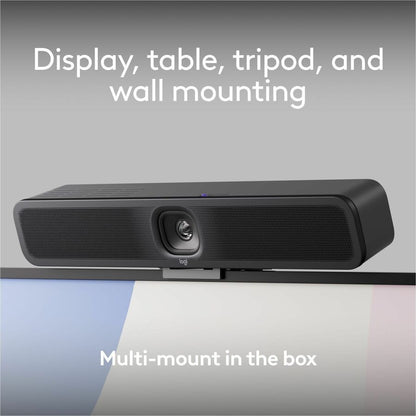 Logitech MeetUp 2 All-in-One USB Conference Camera with Built-In AI for Small Meeting Rooms