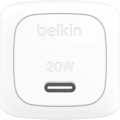 Belkin BoostCharge Cubic USB-C Wall Charger 20W - Fast & Compact Power Adapter for iPhone, Galaxy, iPad & More