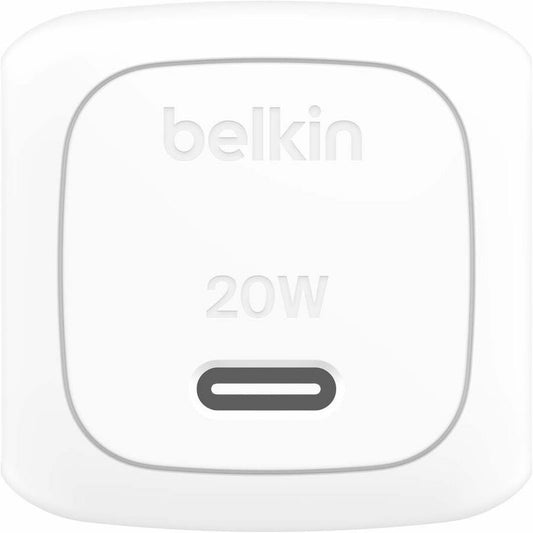 Belkin BoostCharge Cubic USB-C Wall Charger 20W - Fast & Compact Power Adapter for iPhone, Galaxy, iPad & More