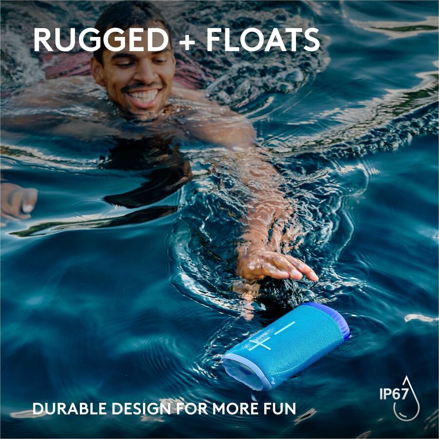 Ultimate Ears Everboom Wireless Bluetooth Portable Speaker with 360° Big Bass, IP67 Waterproof, 20-Hour Battery, Charcoal Black