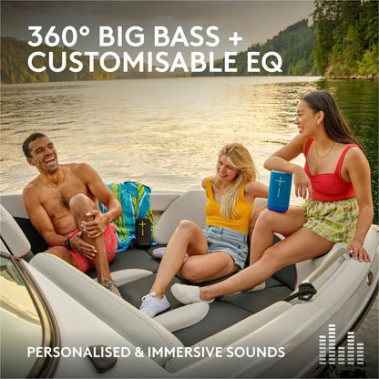 Ultimate Ears Everbooom Wireless Bluetooth Portable Speaker - Big Bass, 360° Sound, Waterproof IP67, 20-Hour Battery, Blue