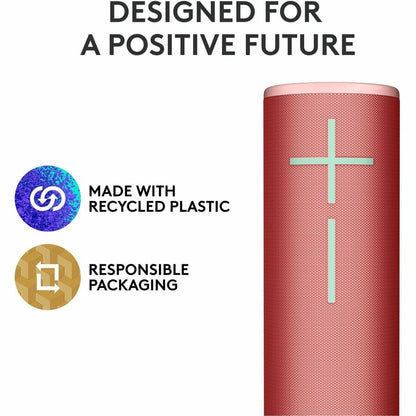 Ultimate Ears MEGABOOM 4 Portable Waterproof Bluetooth Speaker - Red