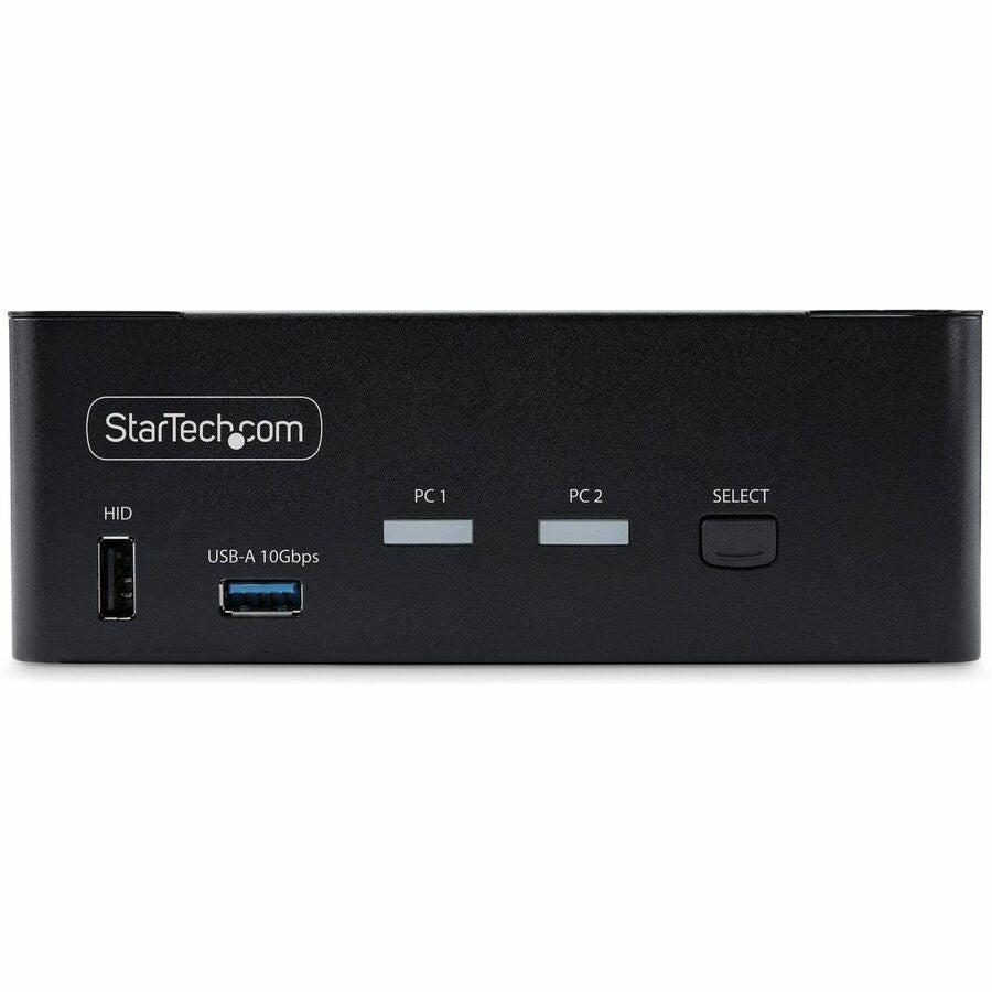StarTech.com 2-Port Dual-DisplayPort 1.4 KVM Switch with 8K 60Hz Support – Supports Dual USB 3.2 Ports and Hotkey Control