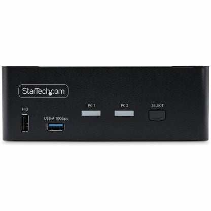StarTech.com 2-Port Dual-DisplayPort 1.4 KVM Switch with 8K 60Hz Support – Supports Dual USB 3.2 Ports and Hotkey Control