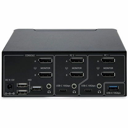 StarTech.com 2-Port Dual-DisplayPort 1.4 KVM Switch with 8K 60Hz Support – Supports Dual USB 3.2 Ports and Hotkey Control