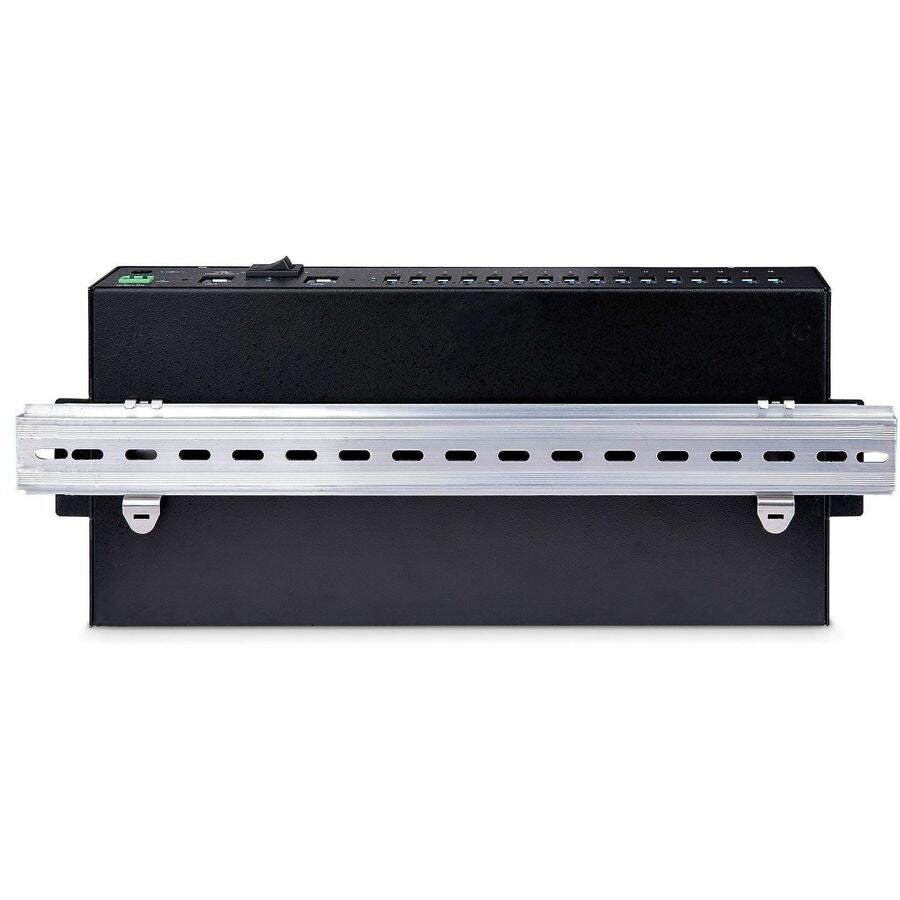 StarTech.com 16-Port Industrial USB 3.2 Gen 1 Hub with Power Adapter and Dual-Host Switch