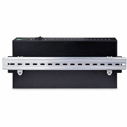StarTech.com 16-Port Industrial USB 3.2 Gen 1 Hub with Power Adapter and Dual-Host Switch