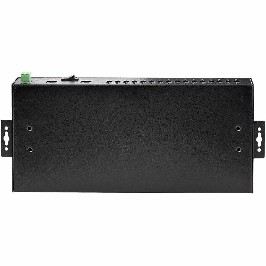 StarTech.com 16-Port Industrial USB 3.2 Gen 1 Hub with Power Adapter and Dual-Host Switch
