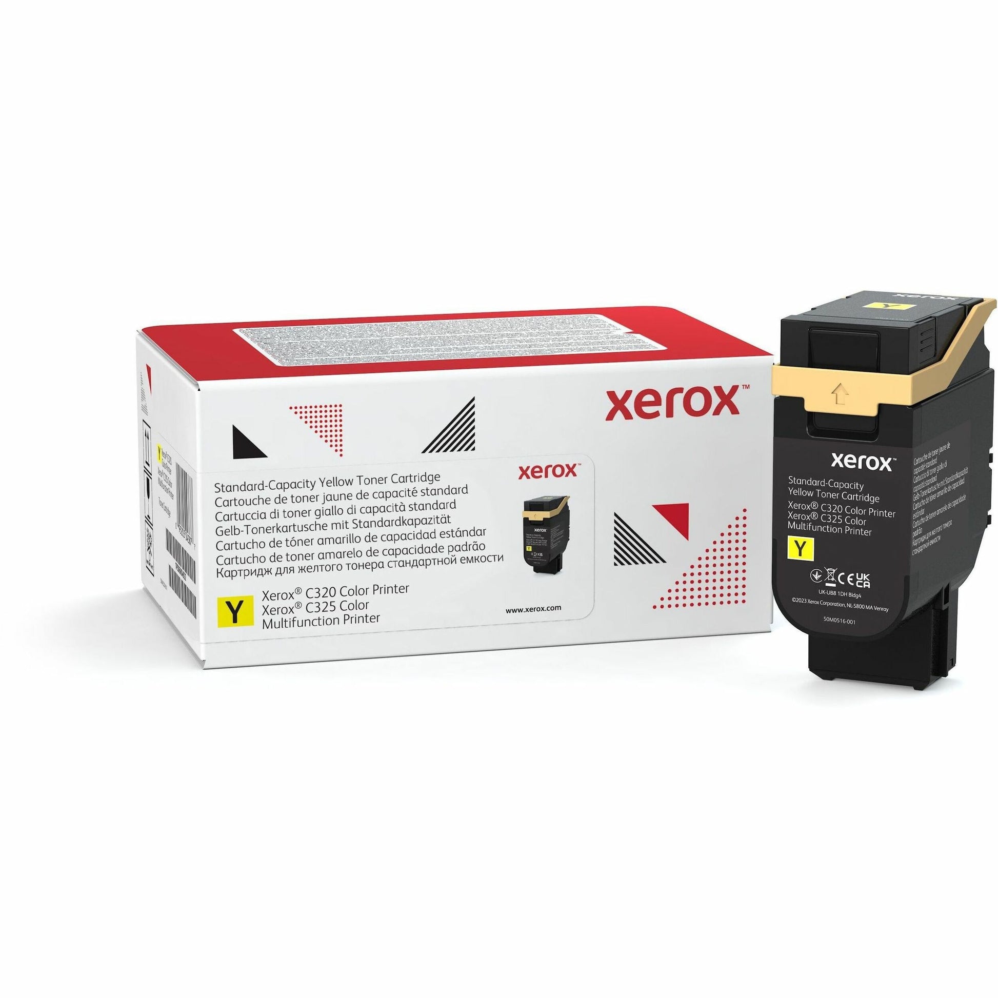 Xerox Genuine Yellow Toner Cartridge 006R04822 for Xerox C320 and C325 Printers