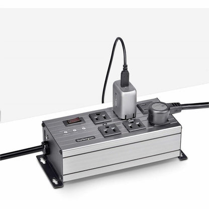 StarTech.com 6-Outlet Power Strip with Surge Protection and EMI/RFI Noise Filtering