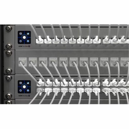 Ubiquiti UniFi Etherlighting Patch Cable – 2.5 GbE Support, Category 6, PoE++ – 11.81 Inches, White