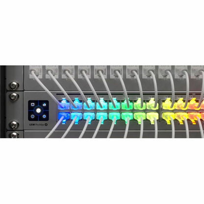 Ubiquiti UniFi Etherlighting Patch Cable – 2.5 GbE Support, Category 6, PoE++ – 11.81 Inches, White