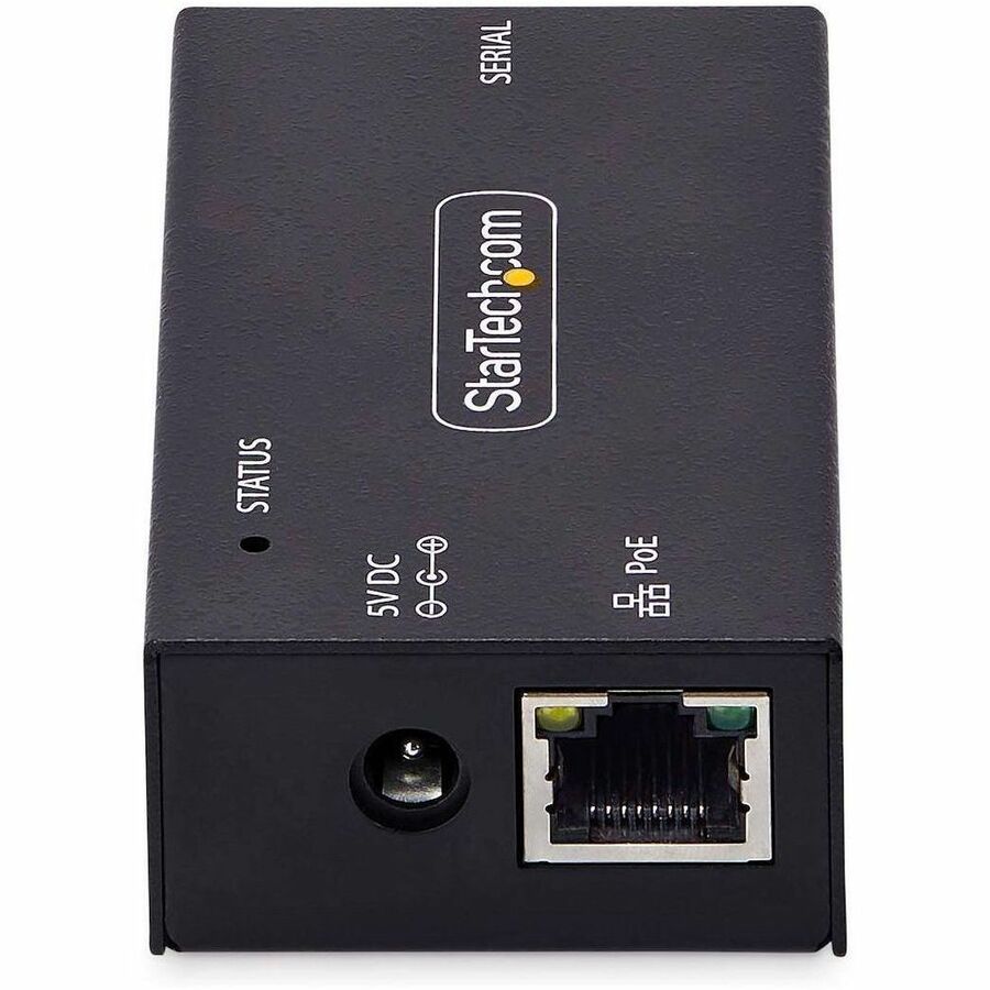 StarTech.com 1-Port Serial to Ethernet Adapter I13P-SERIAL-ETHERNET with PoE and Rugged Enclosure