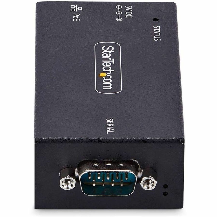 StarTech.com 1-Port Serial to Ethernet Adapter I13P-SERIAL-ETHERNET with PoE and Rugged Enclosure