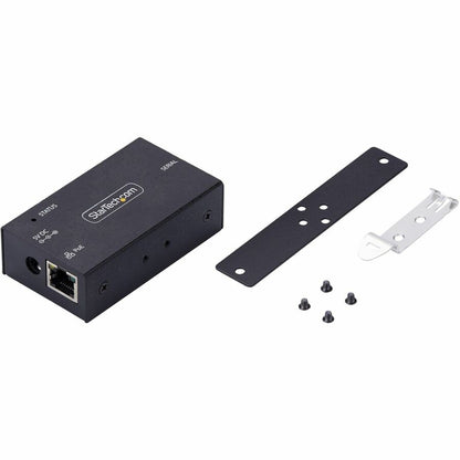StarTech.com 1-Port Serial to Ethernet Adapter I13P-SERIAL-ETHERNET with PoE and Rugged Enclosure