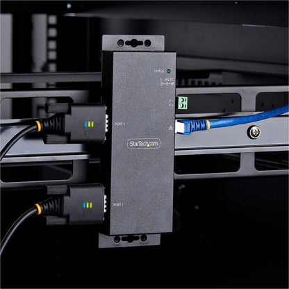 StarTech.com 2-Port Serial to Ethernet Adapter (I23-SERIAL-ETHERNET) for Remote RS232 Device Control