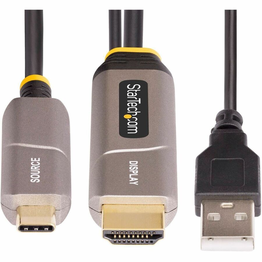 StarTech.com 50ft USB-C to HDMI 4K Active Optical Cable (Part #146B-USBC-HDMI4K-AOC)