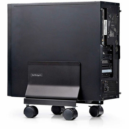 StarTech.com CPU Caddy - Mobile Rolling Computer Tower Stand with Adjustable Width and Heavy-Duty Steel Construction