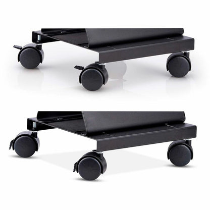 StarTech.com CPU Caddy - Mobile Rolling Computer Tower Stand with Adjustable Width and Heavy-Duty Steel Construction