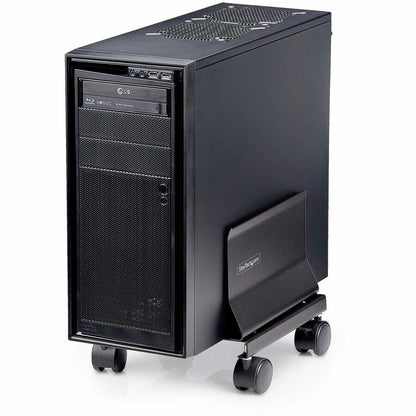 StarTech.com CPU Caddy - Mobile Rolling Computer Tower Stand with Adjustable Width and Heavy-Duty Steel Construction