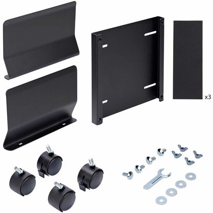 StarTech.com CPU Caddy - Mobile Rolling Computer Tower Stand with Adjustable Width and Heavy-Duty Steel Construction