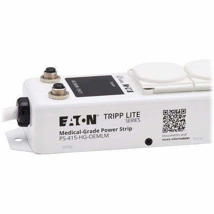Eaton Tripp Lite Series Safe-IT PS-415-HG-OEMLM Medical-Grade Power Strip with 4 Hospital-Grade Outlets and Load Monitor