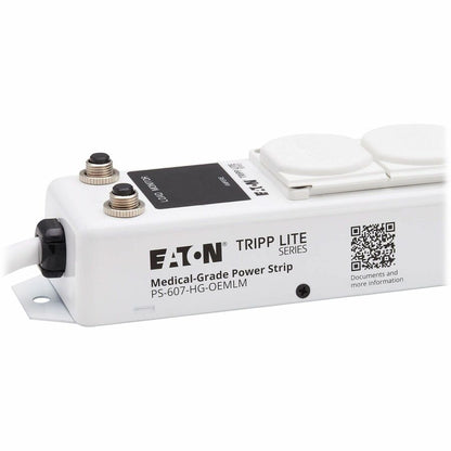 Eaton Tripp Lite Series Safe-IT PS-607-HG-OEMLM Medical-Grade Power Strip with 6 Hospital-Grade Outlets and Load Monitor