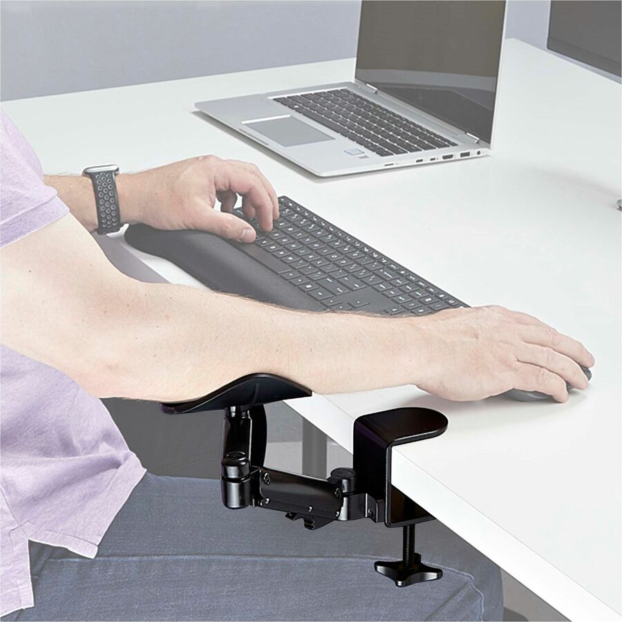 StarTech.com Adjustable Arm Rest for Office Desk with 360-Degree Rotation and Ergonomic Support - Part Number 1AHC-DESK-ARM-REST
