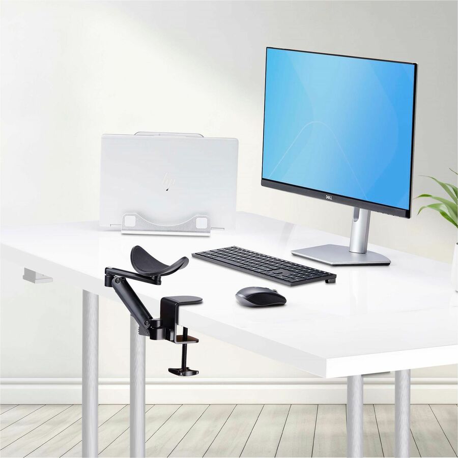 StarTech.com Adjustable Arm Rest for Office Desk with 360-Degree Rotation and Ergonomic Support - Part Number 1AHC-DESK-ARM-REST