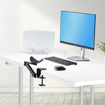 StarTech.com Adjustable Arm Rest for Office Desk with 360-Degree Rotation and Ergonomic Support - Part Number 1AHC-DESK-ARM-REST
