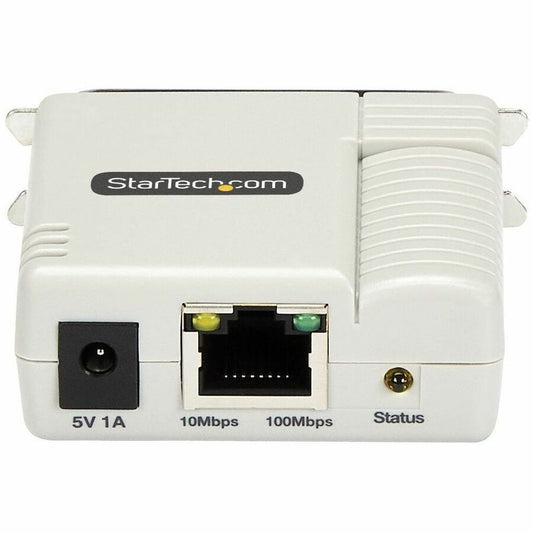 StarTech.com Ethernet to Parallel Network Print Server PM1115P3 – 10/100Mbps LAN, WebUI Enabled, Centronics Adapter for Legacy Printers