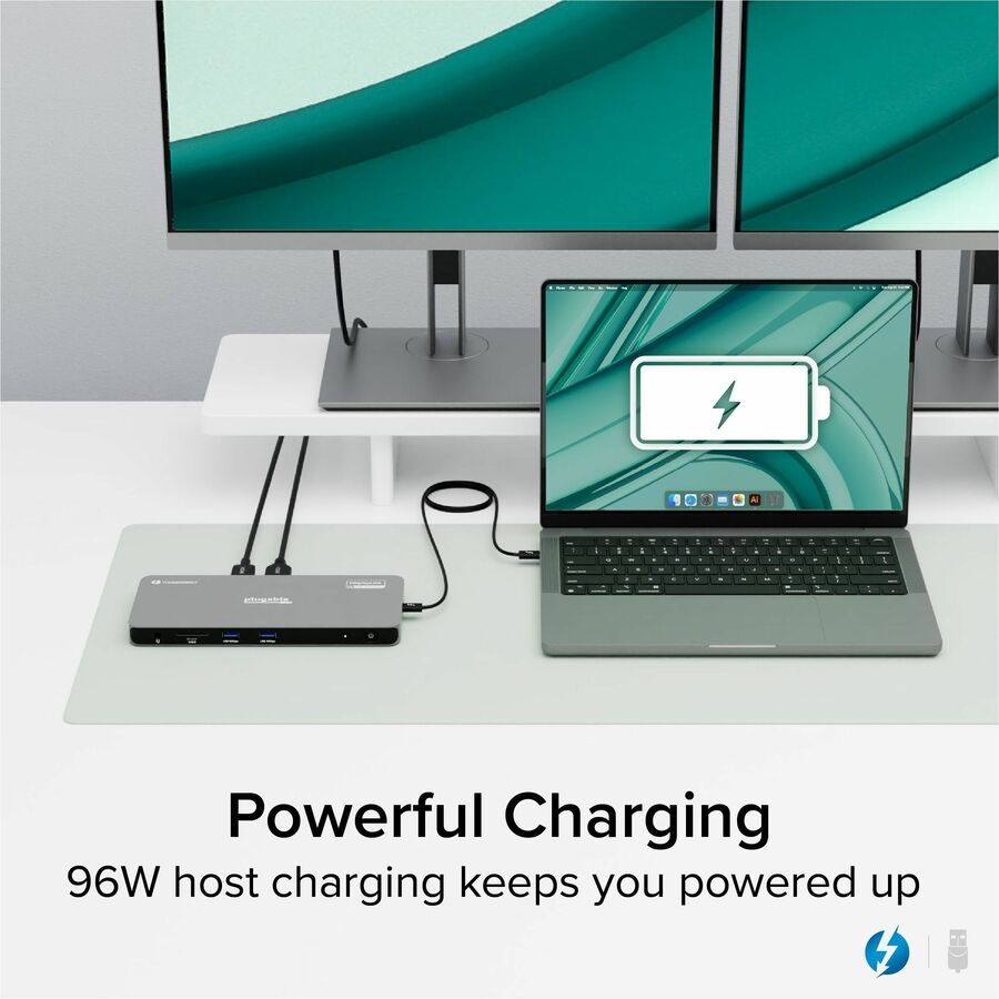 Plugable Thunderbolt 4 Docking Station with Quad 4K/8K Display Support and 100W Charging