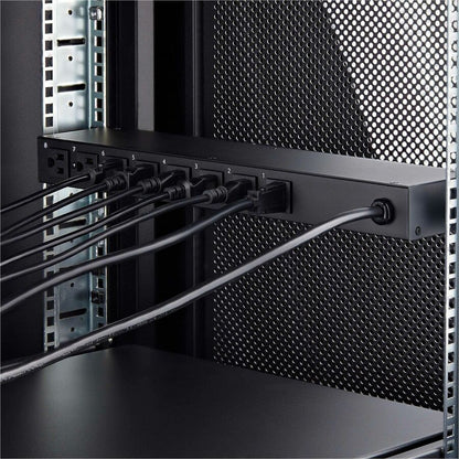 StarTech.com 8-Outlet Horizontal Rack Mount PDU, 1U Power Strip with Individual Switches and 15A Circuit Breaker