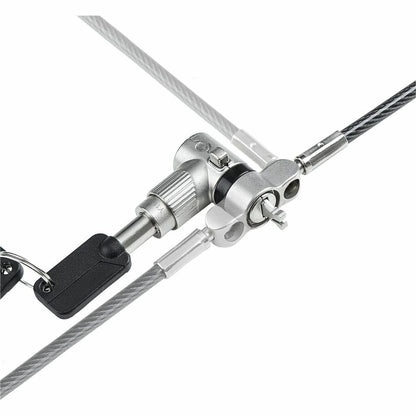 StarTech.com 3-in-1 Universal Laptop Lock with 6.6ft Cut-Resistant Cable and Master Keyed Lock