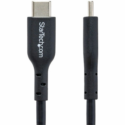 StarTech.com USB-C Data Transfer and Charging Cable (USB2CC3MBKE) – Supports 60W Power Delivery, 3ft Length