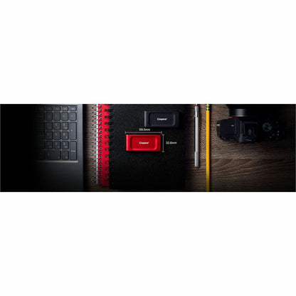 Kingston XS1000 2TB Portable External SSD Drive - USB 3.2 Gen 2, Red
