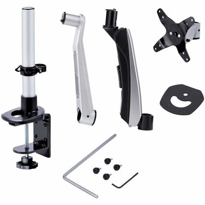 StarTech.com Monitor Desk Mount for 27-inch and 30-inch Ultrawide Displays, VESA 75x75/100x100, Toolless Adjustment, TAA Compliance