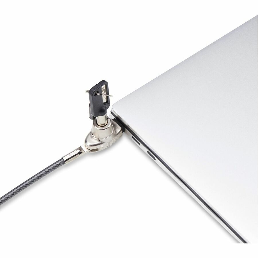 StarTech.com Slim Wedge Lock for Ultrabooks and Thin Laptops – 6.6ft Keyed Anti-Theft Cable Security Lock SNBLK-LAPTOP-LOCK