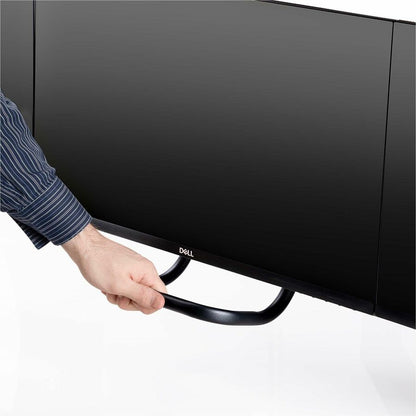 StarTech.com Crossbar Triple Monitor Desk Mount for 27-inch Displays with VESA Compatibility, Tool-Free Adjustments, and C-Clamp or Grommet Mounting