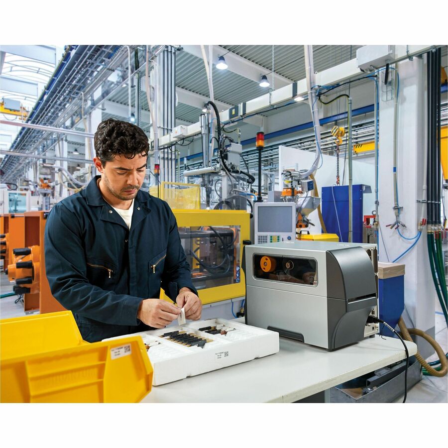 Zebra ZT411 Industrial Thermal Printer – High-Speed Monochrome Label Printing with Wi-Fi, Bluetooth 4.1, and Ethernet Connectivity