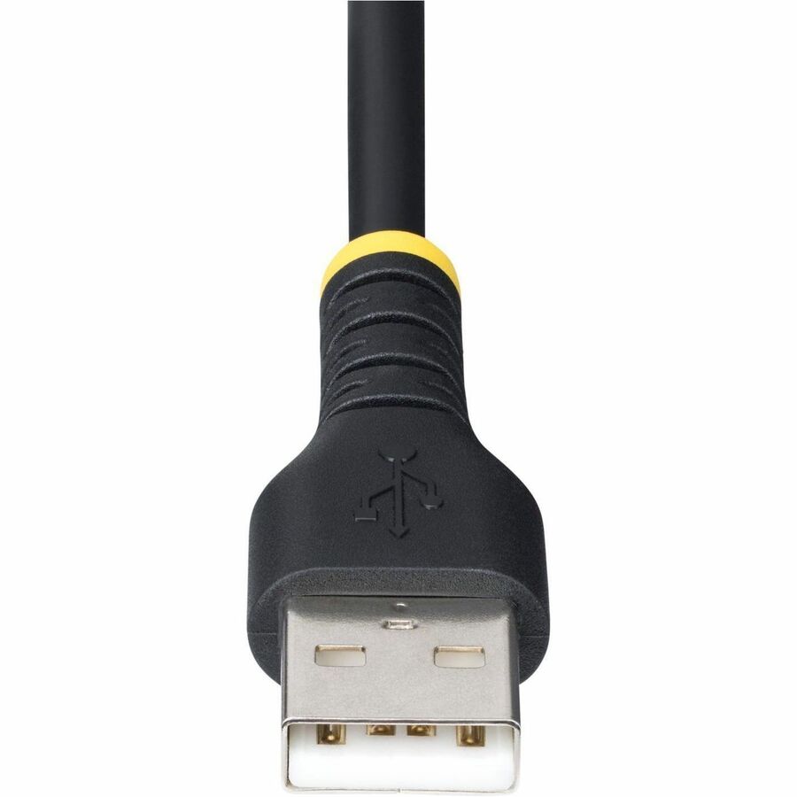 StarTech.com 3.3ft Rugged USB Multi Charging Cable with Lightning, Micro-USB, and USB-C - Apple MFi Certified