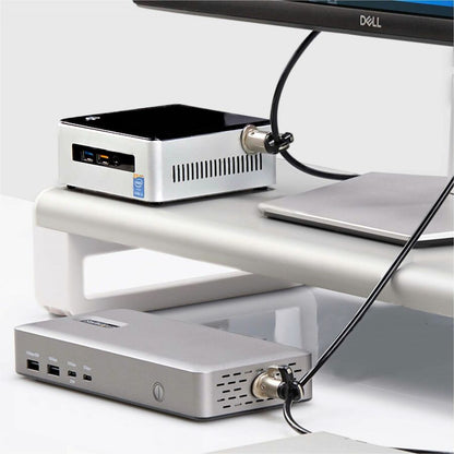 StarTech.com laptop and desktop security lock kit with 9.8ft steel cable and 4-digit combination