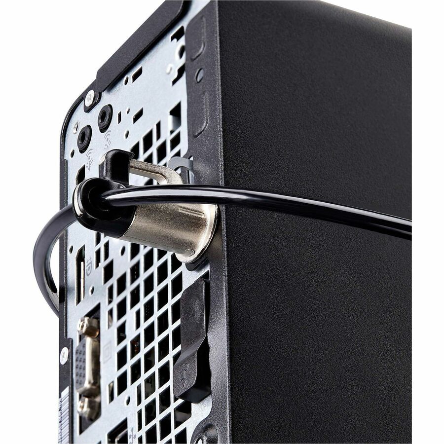 StarTech.com laptop and desktop security lock kit with 9.8ft steel cable and 4-digit combination