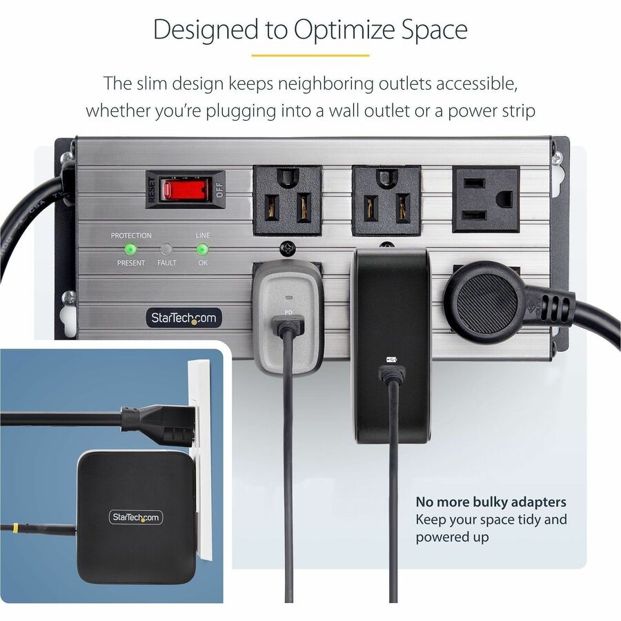 StarTech.com 140W USB-C GaN Wall Charger with USB-IF Certification and 6ft USB-C Cable