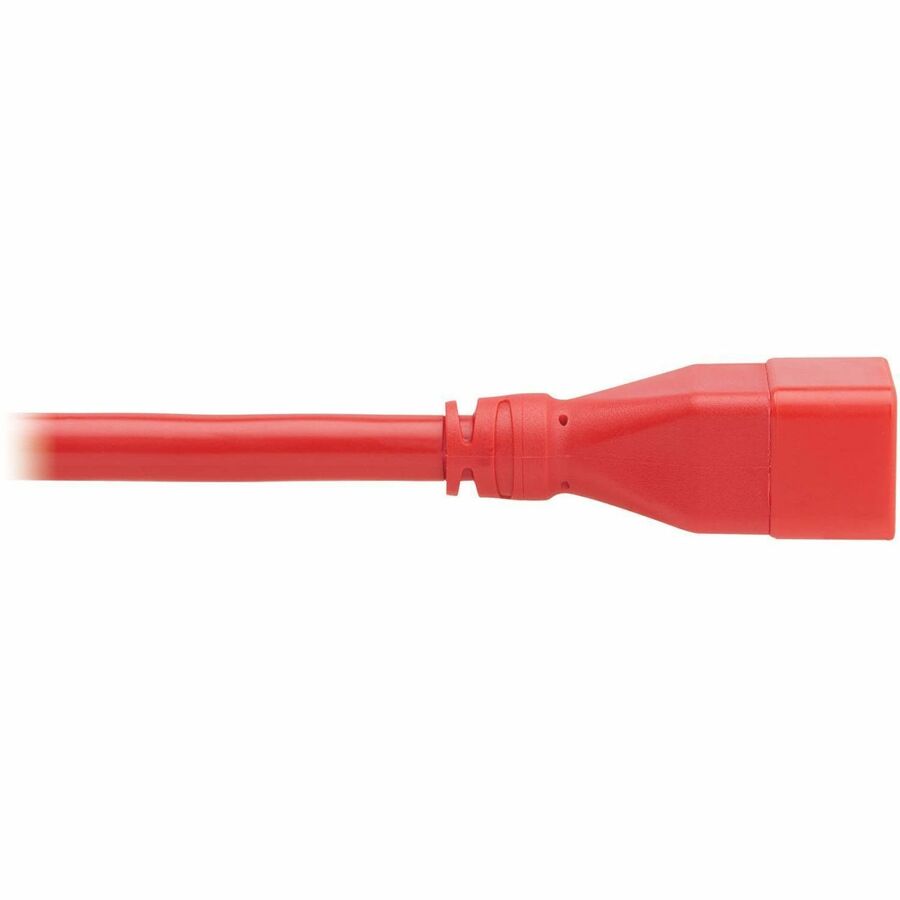 Eaton Tripp Lite Series P036-006-ARD Power Extension Cord, C20 to C19, Heavy Duty, 6 ft, 20A, 250V, Red
