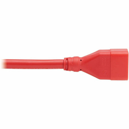 Eaton Tripp Lite Series P036-006-ARD Power Extension Cord, C20 to C19, Heavy Duty, 6 ft, 20A, 250V, Red