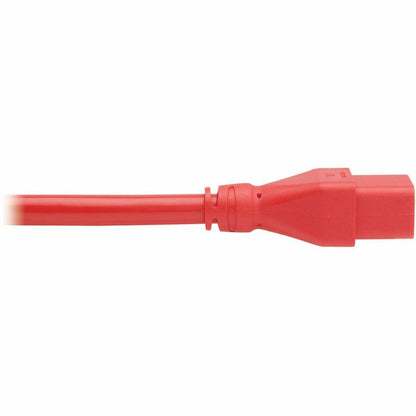 Eaton Tripp Lite Series P036-006-ARD Power Extension Cord, C20 to C19, Heavy Duty, 6 ft, 20A, 250V, Red