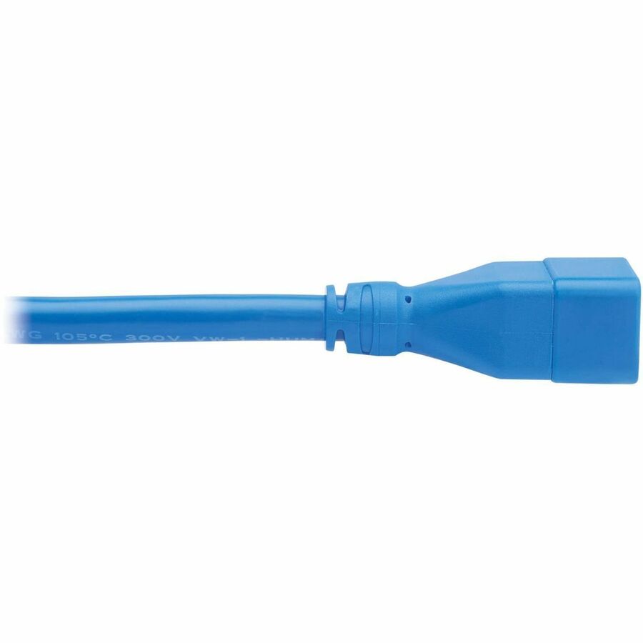 Eaton Tripp Lite Series P036-006-ABL Power Extension Cord, C20 to C19 – Heavy-Duty 20A 250V, 6 ft. Blue